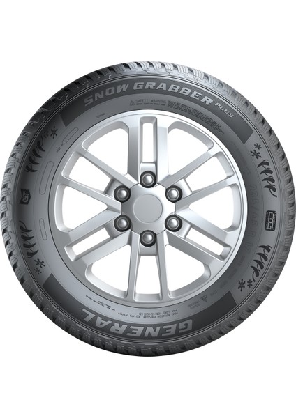 General 225/55 R18 102V Xl Snow Grabber Plus Oto Kış Lastiği ( Üretim Yılı: 2024 )