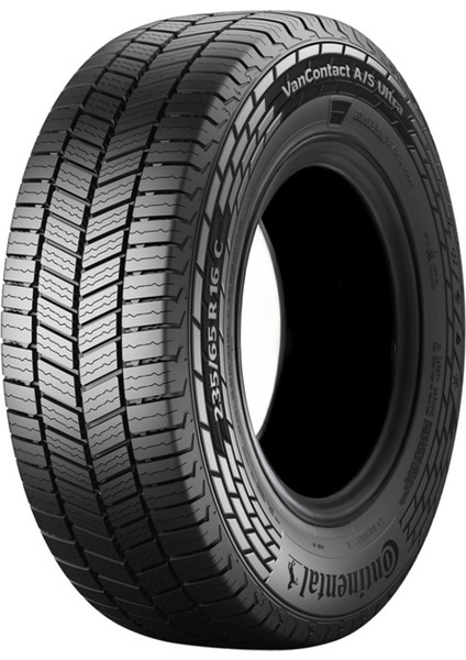 Continental 225/65R16 C 112/110R Vancontact A/s Ultra 8pr Üretim 2025 Hafif Ticari 4 Mevsim Lastiği