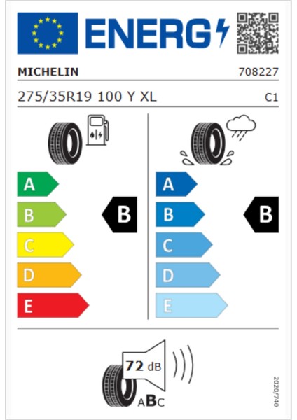 Michelin 275/35R19 100Y Xl Rft Pilot Sport 4 Bmw(*) Oto Yaz Lastiği (Üretim YILI:2024)