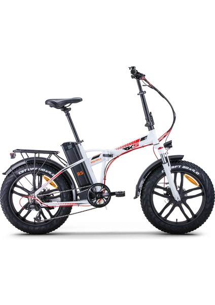 RKSRs3 Pro x Katlanabilir Elektrikli Bisiklet Beyaz