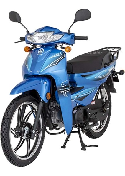 Mondial50 Sfc Mini EC Mavi Elektrikli Motosiklet Çevre Dostu Tasarım Yüksek Taşıma Kapasitesi