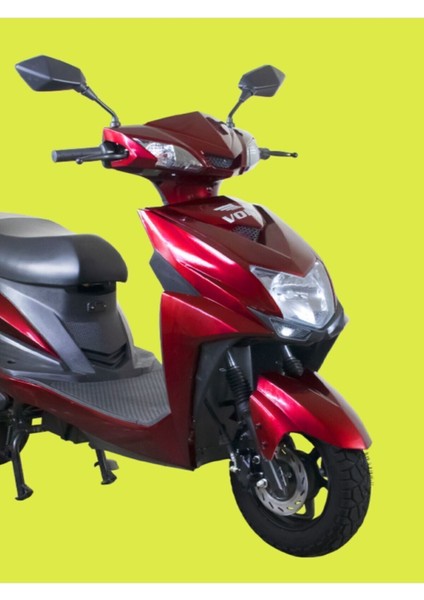 VoltaVs1 Kırmızı Elektrikli Motosiklet 150 Kg Taşıma Kapasitesi ve 2 Tekerlek ile 2023 Model
