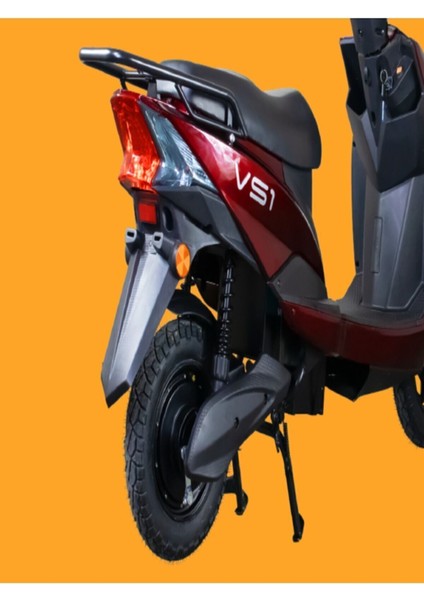 VoltaVs1 Kırmızı Elektrikli Motosiklet 150 Kg Taşıma Kapasitesi ve 2 Tekerlek ile 2023 Model