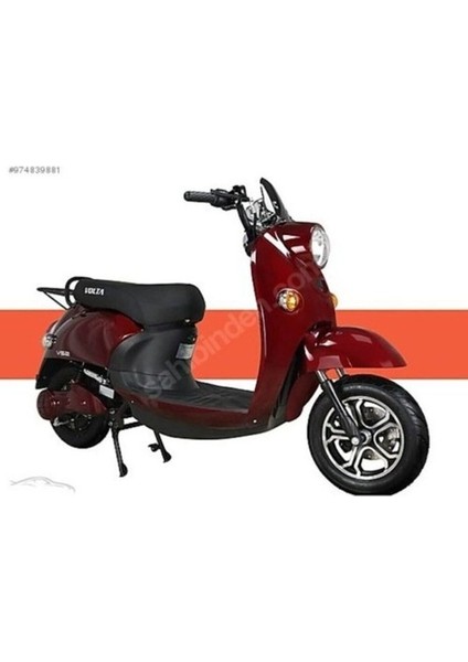 VoltaVs2 Kırmızı Elektrikli Motosiklet