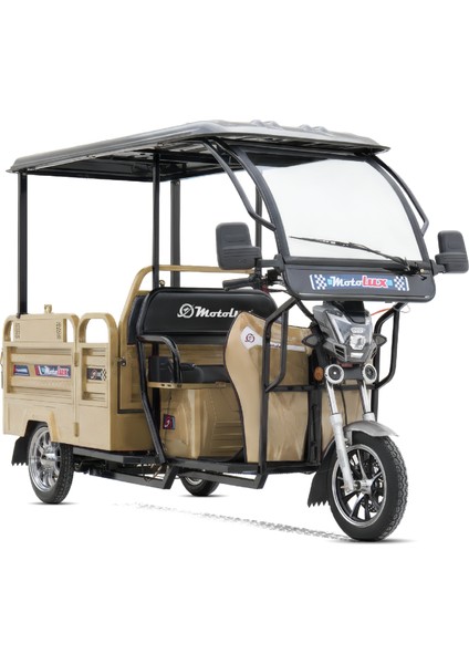 MotolüxMotolux Fayton 8200 Kabinli Üç Tekerlekli Elektrikli Motosiklet