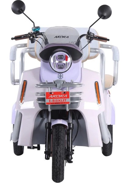 AroraFelix New Elektrikli 3 Tekerlekli Moped Geniş Koltuk